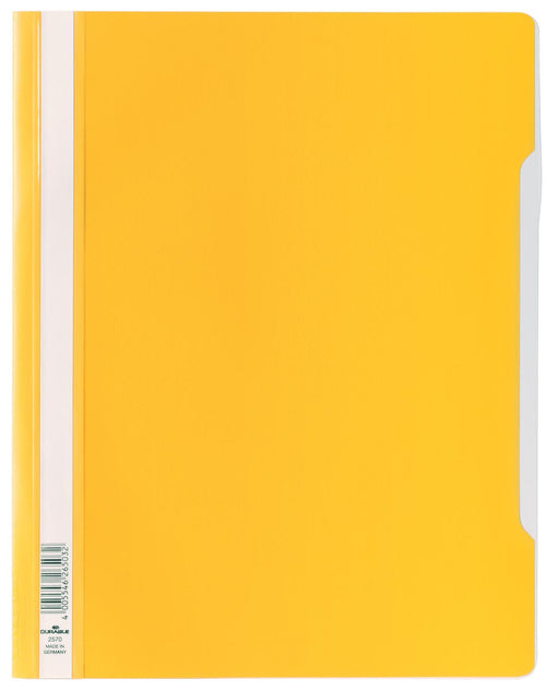 Durable snelhechtmap voor showtassen geel 50 stuks, OfficeTown