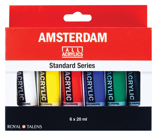 Amsterdam acrylverf tube van 20 ml, etui van 6 tubes 3 stuks, OfficeTown