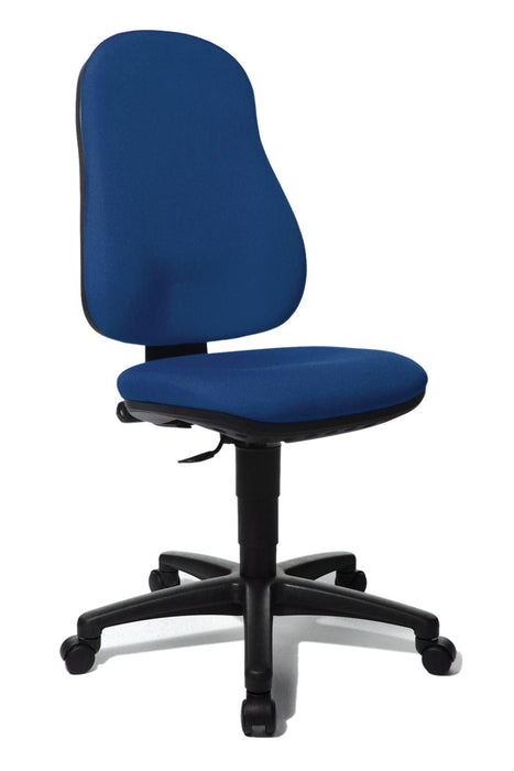 Topstar bureaustoel Point 50, blauw met Ergonomische Rugleuning