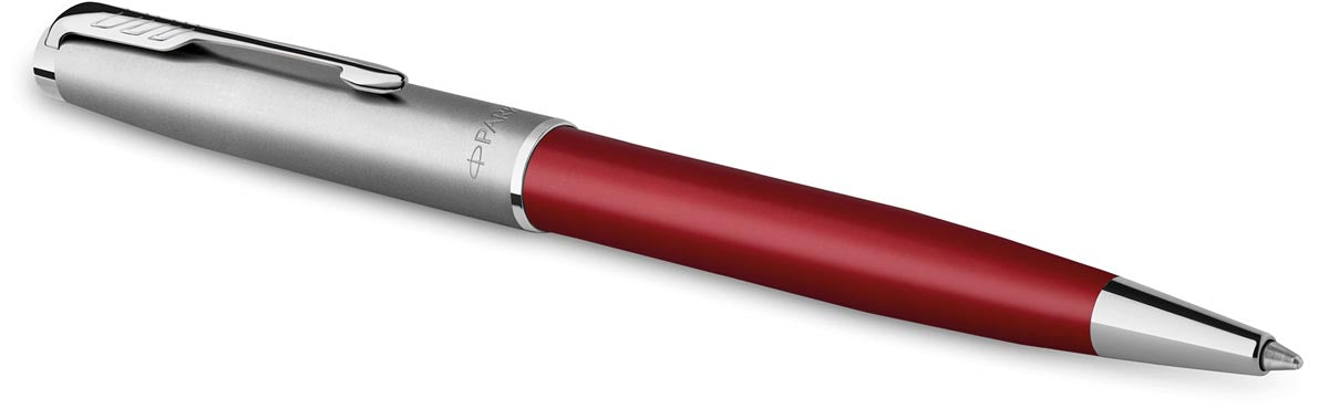Parker balpen Sonnet Essential, medium, in giftbox, Red CT (rood)