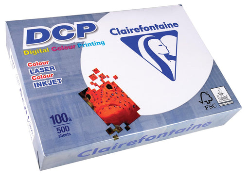 Clairefontaine DCP presentatiepapier A4, 100 g, pak van 500 vel 5 stuks, OfficeTown