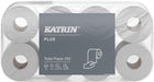 Katrin Plus toiletpapier Soft, 3-laags, 250 vel per rol, pak van 8 rollen 9 stuks, OfficeTown