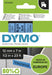 Dymo D1 tape 12 mm, zwart op blauw 5 stuks, OfficeTown