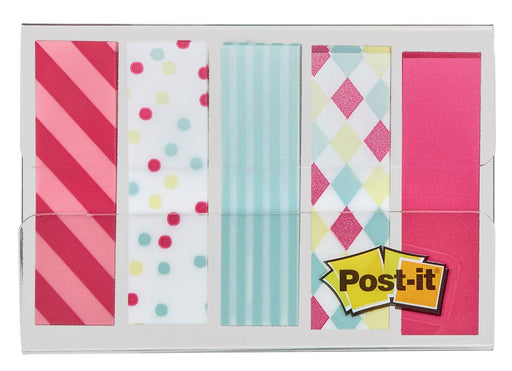 Post-it Index, Candy Collection, ft 11,9 mm x 43,2mm, 5 x 20 stuks 6 stuks, OfficeTown