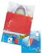 Folia papieren kraft zak, 110-125 g/m², geassorteerde kleuren, pak van 7 stuks 5 stuks, OfficeTown