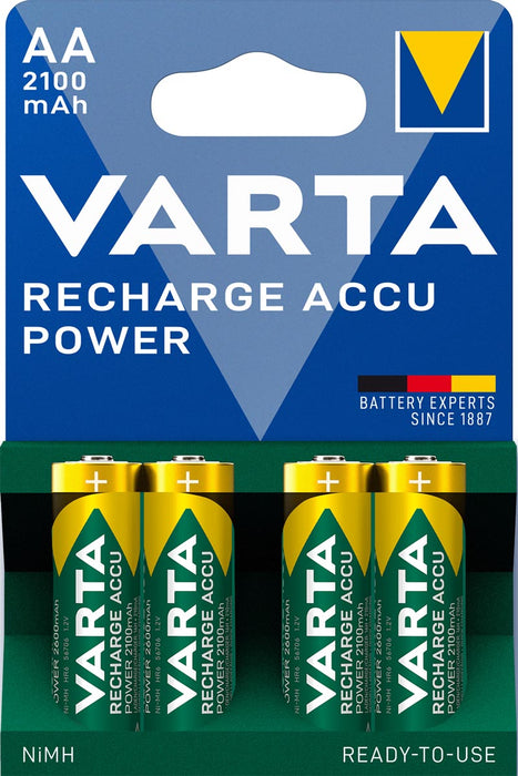 Varta Accu Power AA oplaadbare batterijen, blister van 4 stuks