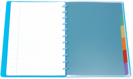 Atoma tabbladen, voor A4+ schriften, uit PP, set van 6, geassorteerde kleuren 25 stuks, OfficeTown