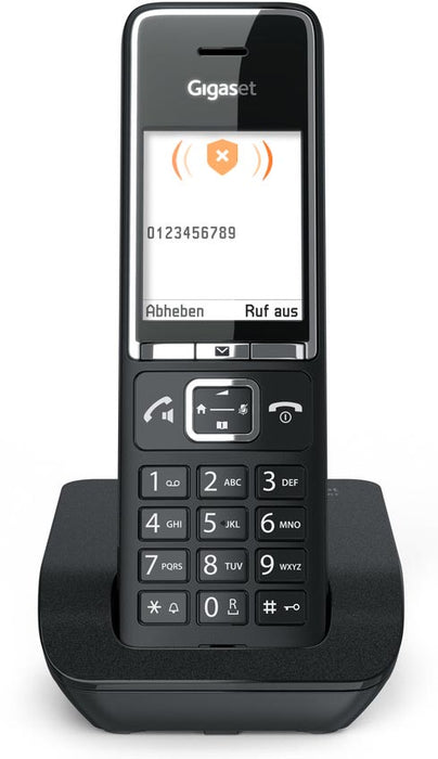 Gigaset Comfort 550 DECT draadloze telefoon, zwart - Draadloze telefoon zonder antwoordapparaat