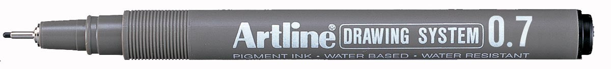 Fineliner Drawing System 0,7 mm 12 stuks, OfficeTown