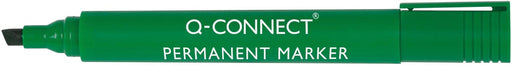 Q-CONNECT permanent marker, 2-5 mm, schuine punt, groen 10 stuks, OfficeTown