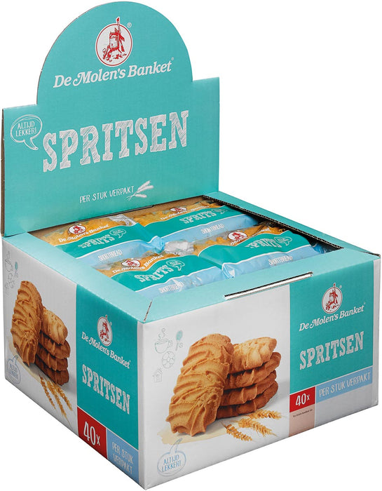 De Molen Spritsen, individueel verpakt, 38 g 40 stuks, OfficeTown