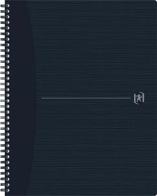 Oxford Origin spiraalschrift, ft A4+, 140 bladzijden, geruit 5 mm, zwart 5 stuks, OfficeTown