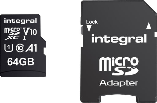 64 GB Integral microSDXC geheugenkaart met hoge snelheid - OfficeTown