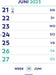 Brepols Optivision kalender Nederlandstalig, 2025 6 stuks, OfficeTown