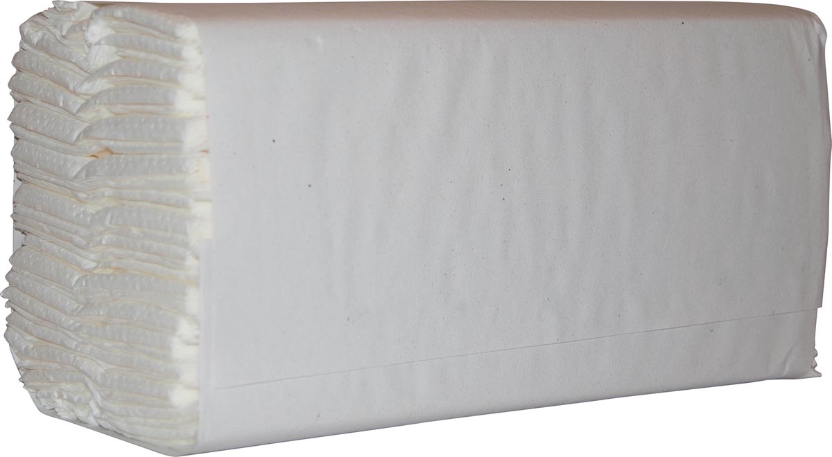 Pak met 20 stuks 2-laags C-vouw papieren handdoeken met 144 vellen