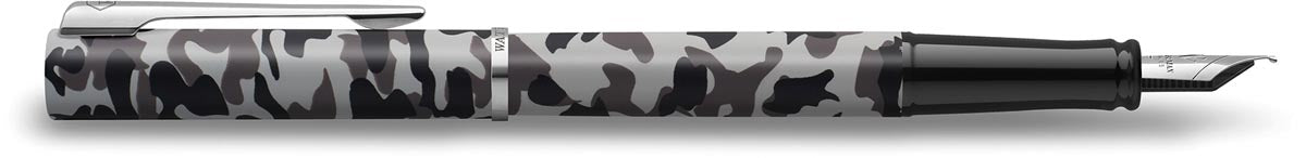Waterman vulpen Allure camouflage fijne punt, inclusief 6 inktpatronen, op blister