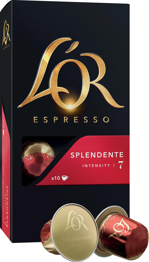 Douwe Egberts koffiecapsules L'Or Intensity 7, Splendente, pak van 10 capsules 10 stuks, OfficeTown