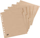 OXFORD Touareg tabbladen, formaat A4, uit karton, onbedrukt, 11-gaatsperforatie, 6 tabs 20 stuks, OfficeTown