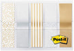 Post-it Index, Metallic Collection, ft 11,9 mm x 43,2mm, 5 x 20 stuks 6 stuks, OfficeTown