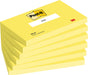 Post-it Notes, 100 vel, ft 76 x 127 mm, pak van 6 blokken, neongeel 12 stuks, OfficeTown