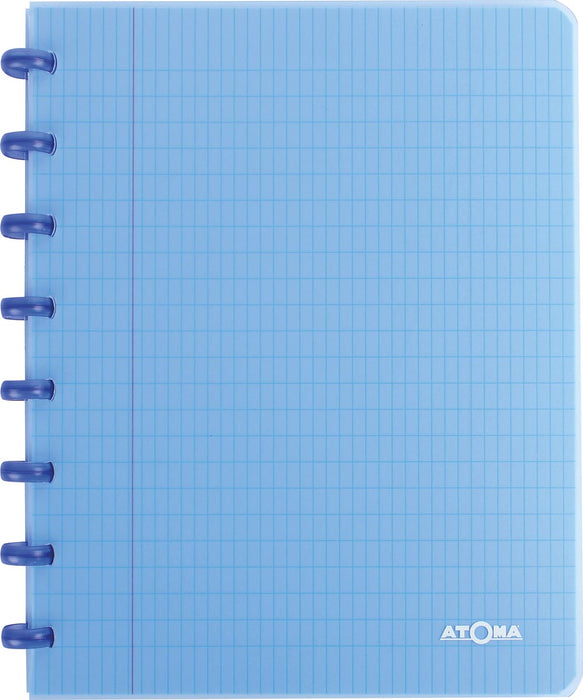 Atoma Trendy schrift, ft A5, 144 bladzijden, PP, commercieel geruit, geassorteerde kleuren 10 stuks, OfficeTown