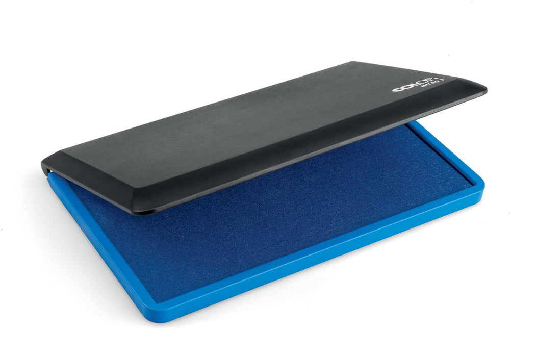 Colop stempelkussen Micro in kunststof doosje ft 9 x 16 cm, blauw