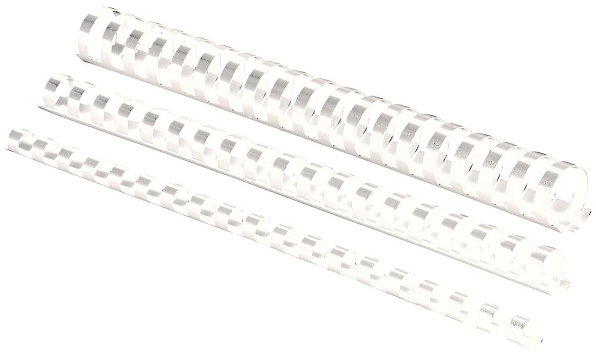 Fellowes bindruggen, pak van 100 stuks, 14 mm, wit