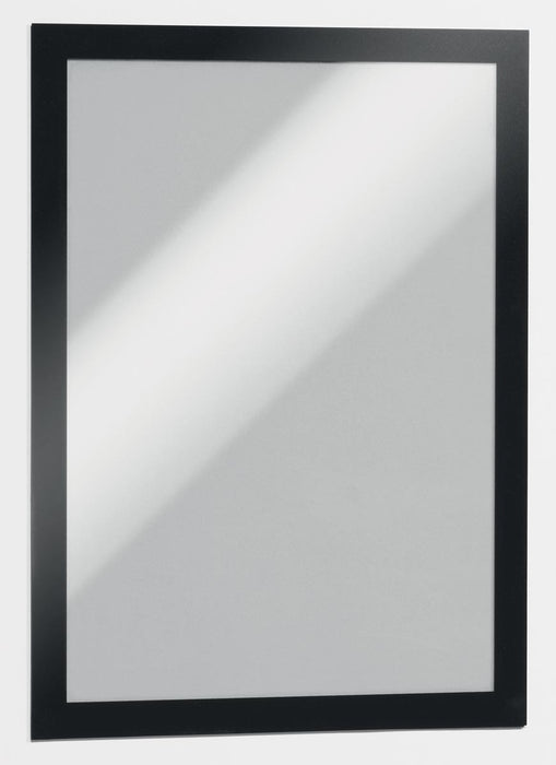 Duurzaam Duraframe ft 21 x 29,7 cm (A4), zwart, 2 stuks met Zelfklevend Kader