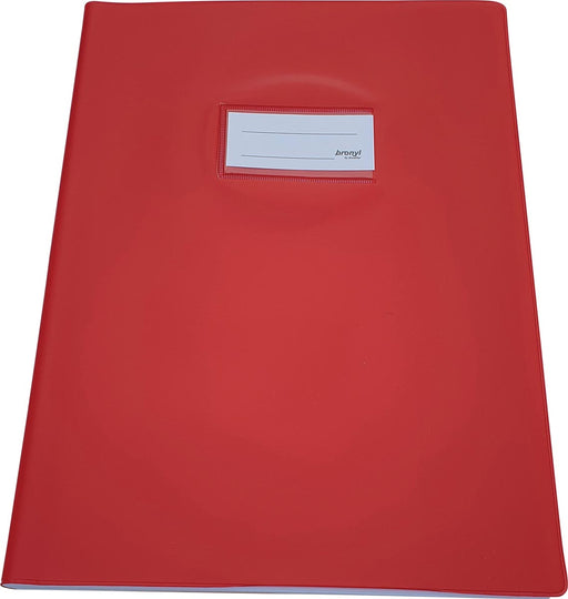 Bronyl schriftomslag ft 21 x 29,7 cm (A4), rood 150 stuks, OfficeTown