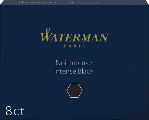 Waterman inktpatronen Standard zwart, pak van 8 stuks 30 stuks, OfficeTown