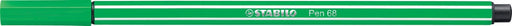 STABILO Pen 68 viltstift, groen 10 stuks, OfficeTown