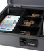 Pavo geldkoffer 12 inch met 3-dlig cijferslot, donkergrijs 4 stuks, OfficeTown