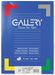 Gallery witte etiketten ft 70 x 32 mm (b x h), rechte hoeken, doos van 2.700 etiketten Gallery