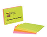 Post-It Super Sticky Meeting notes, 45 vel, ft 101 x 152 mm, geassorteerde kleuren, pak van 4 blokken 24 stuks, OfficeTown