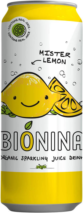 Bionina Mr. Lemon, blik van 33 cl, pak van 24 stuks