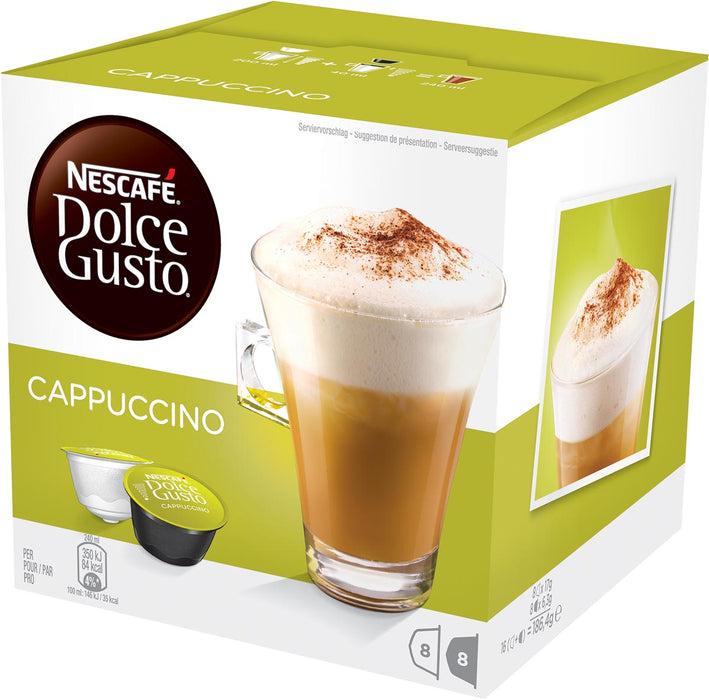 Nescafé Dolce Gusto koffiecapsules, Cappucino - 16 stuks