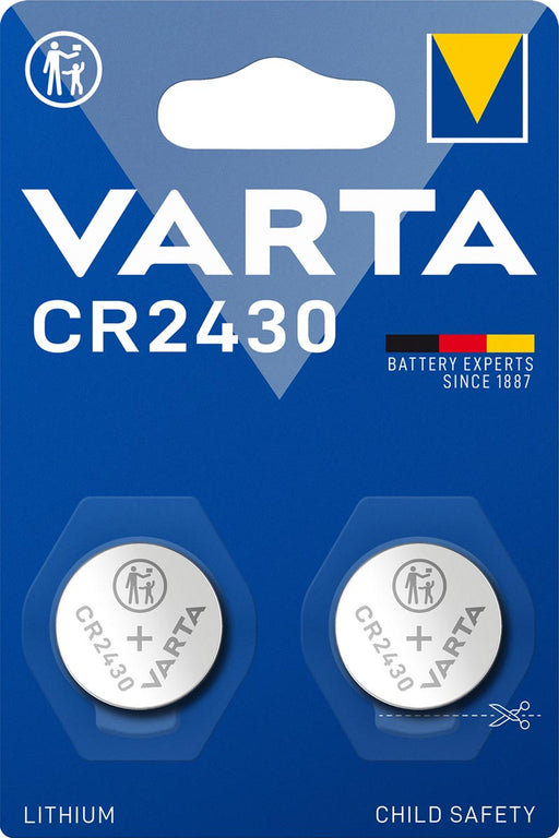 Varta knoopcel Lithium CR2430, blister van 2 stuks 10 stuks, OfficeTown