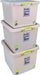 Really Useful Box Recycled opbergdoos 60 l, nestbaar, grijs 3 stuks, OfficeTown