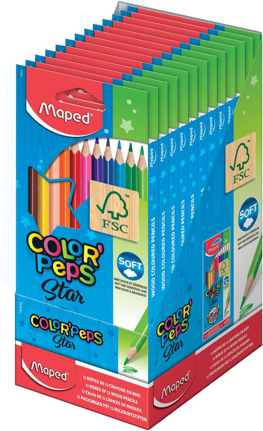 Maped kleurpotlood Color'Peps, 12 potloden 12 stuks, OfficeTown