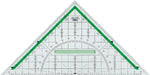 M+R Green Line geodriehoek, 22 cm 10 stuks, OfficeTown