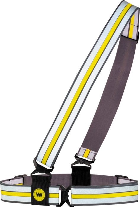 Wowow Cross Wrap veiligheidsgordel met reflecterende stroken, verstelbaar in hoogte en breedte