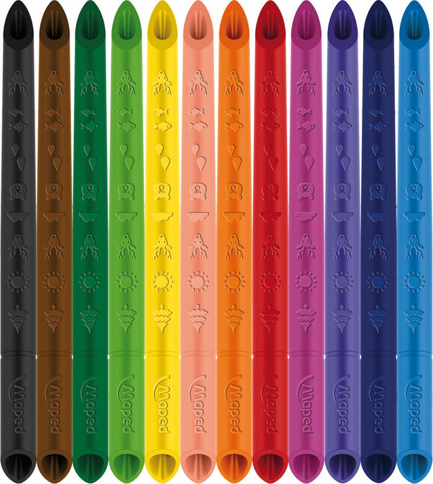 Maped Color'Peps Infinity kleurpotloden set met 12 zelfscherpende potloden