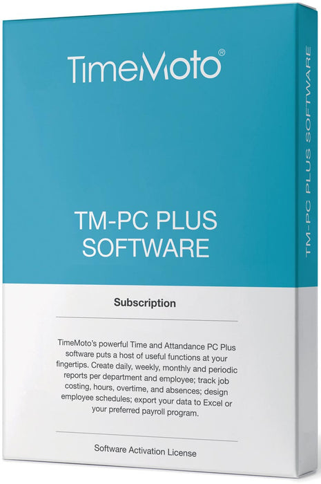 Safescan software voor tijdregistratiesystemen, TimeMoto Pc Plus