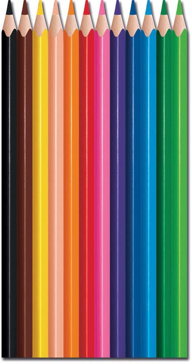 Maped kleurpotlood Color'Peps Strong, 12 potloden in een kartonnen etui 12 stuks, OfficeTown