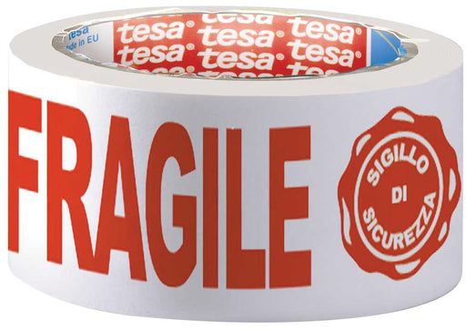 Tesa verpakkingsplakband: FRAGILE, ft 50 mm x 66 m 36 stuks, OfficeTown