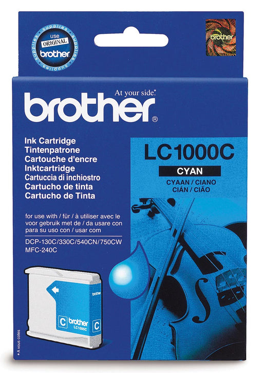 Brother inktcartridge, 400 pagina's, OEM LC-1000C, cyaan 5 stuks, OfficeTown