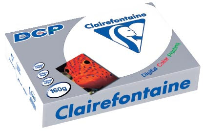Clairefontaine DCP presentatiepapier A4, 160 g, pak van 250 vel 4 stuks, OfficeTown