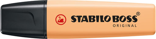 STABILO BOSS ORIGINAL Pastel markeerstift, pale orange (lichtoranje) 10 stuks, OfficeTown
