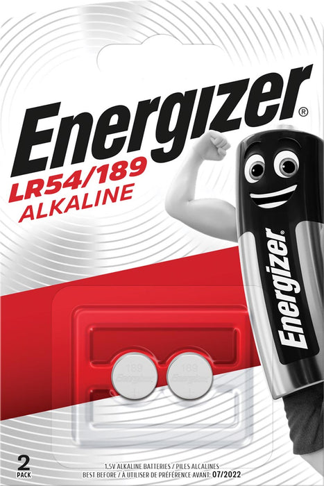 Energizer LR54/189 Knoopcelbatterij, 1,5V, 2 stuks