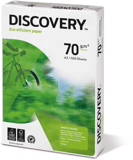 Discovery kopieerpapier ft A3, 70 g, pak van 500 vel 5 stuks, OfficeTown